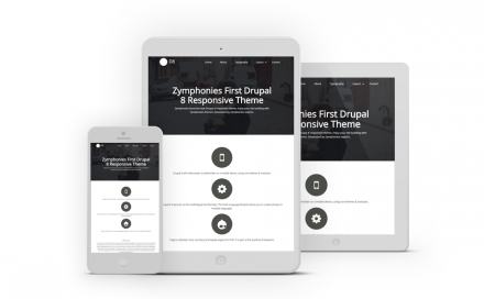 Drupal8 Zymphonies Theme