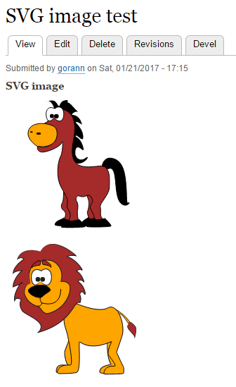 svg file formatter