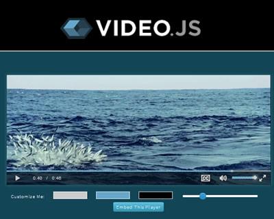 video.js html5 video player for wordpress