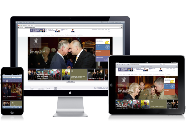 The Prince of Wales homepages