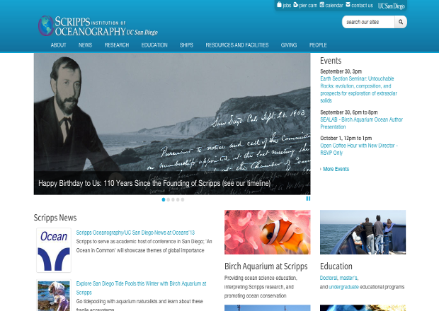Scripps homepage
