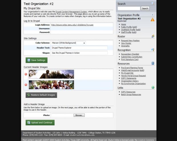 My Drupal Site My Drupal Site