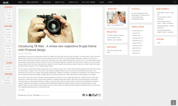 TB Wall Article page TB Wall Article page screenshot
