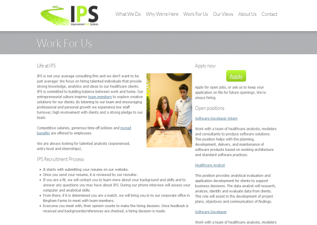 Work For IPS Work For IPS