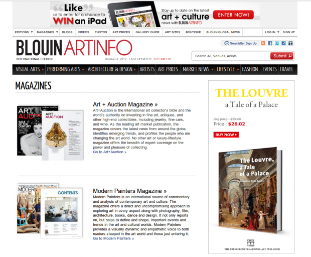 artinfo magazines artinfo magazines