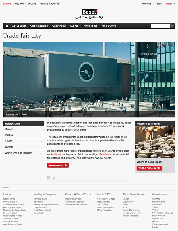 Basel Tourism - Detail Page - By Cando Basel Tourism - Detail Page - By Cando