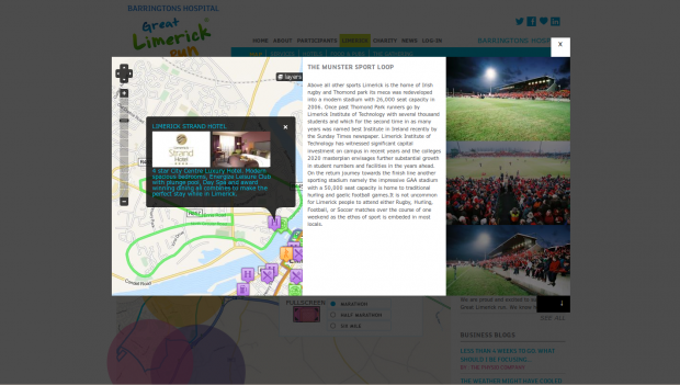 map pop-up