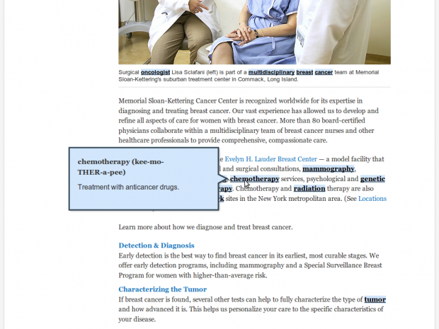 NCI Glossary Integration NCI Glossary Integration