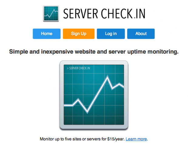 Server Check.in Homepage