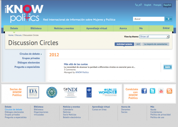 Spanish Discussion Circles Page Spanish Discussion Circles Page
