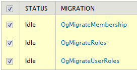 Run new OG Migrate Classes