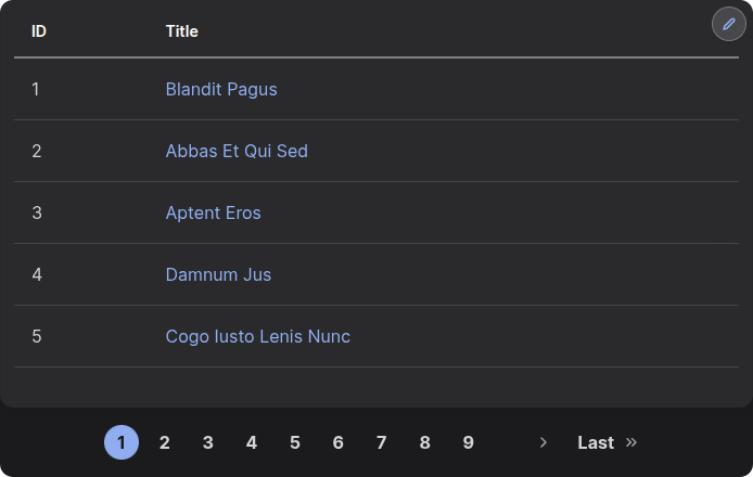 Views page 1 before applying reverse sort