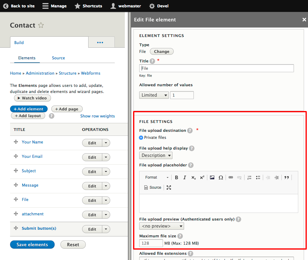 How To Send Email Attachments? | Webform Cookbook | Drupal Wiki Guide ...