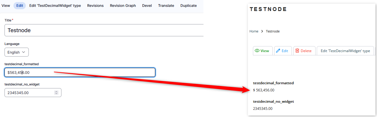 Input widget mask settings are automatically applied to display formatter